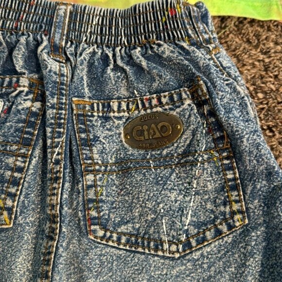 VTG Girls 90s Denim Skirt and Tie Dye T-Shirt Size 4 - Picture 10 of 16